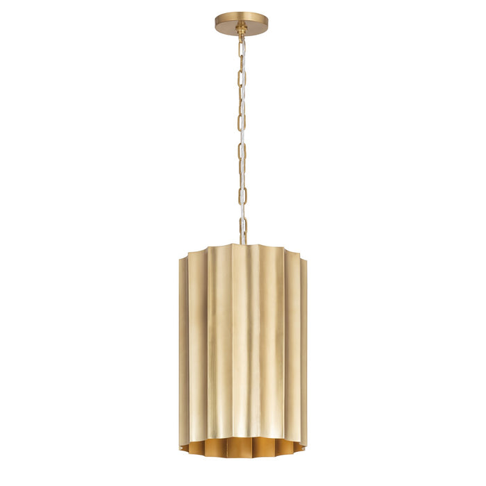 Maxim - 39132WBR - One Light Pendant - Allegra - Weathered Brass