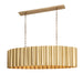 Maxim - 39136WBR - Five Light Linear Pendant - Allegra - Weathered Brass