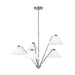 Generation Lighting - GLC1255BS - Chandelier - Werley - Brushed Nickel