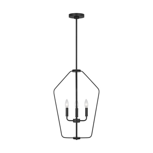 Kennan Four Light Chandelier Midnight Black