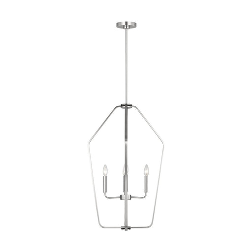 Kennan Four Light Chandelier Brushed Nickel