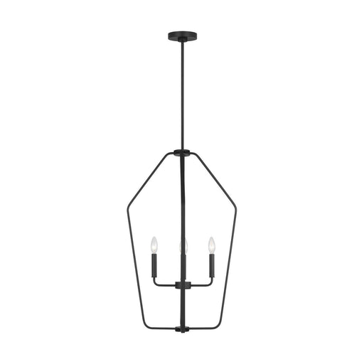 Kennan Four Light Chandelier Midnight Black