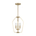 Generation Lighting - GLC1283SB - Three Light Chandelier - Kennan - Satin Brass