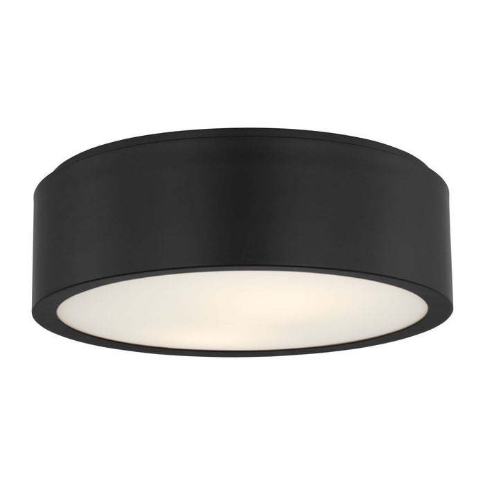 Generation Lighting - GLF1032MBK - Flush Mount - Albee - Midnight Black