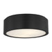 Generation Lighting - GLF1032MBK - Flush Mount - Albee - Midnight Black