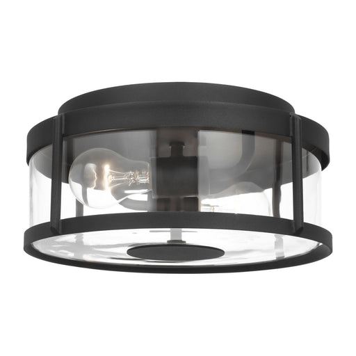 Luning Flush Mount Textured Black