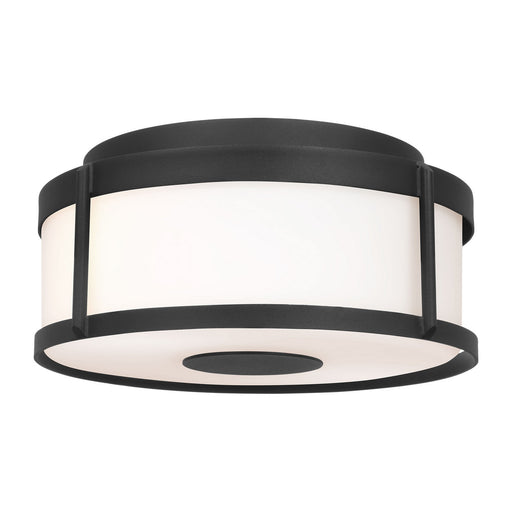 Luning Flush Mount Textured Black