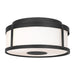 Generation Lighting - GLO1132OE-TXB - Flush Mount - Luning - Textured Black