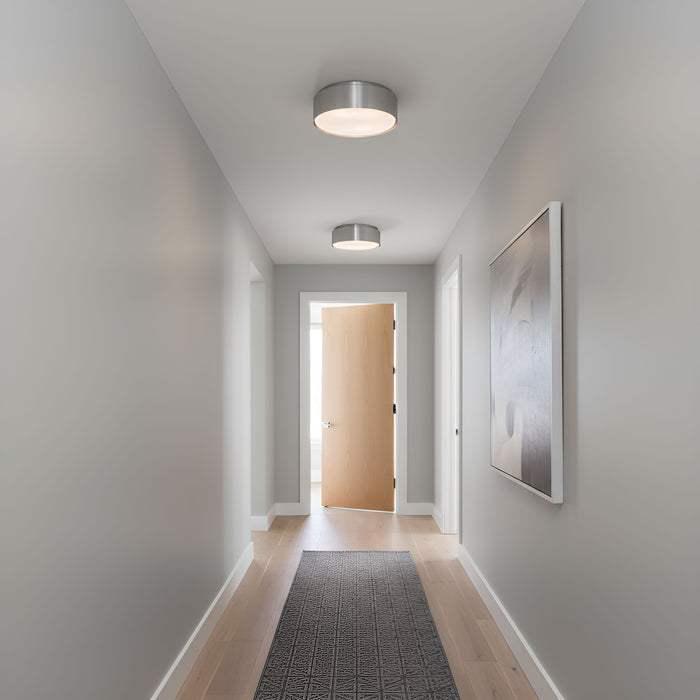 Visual Comfort Studio - DJF1042BS - Two Light Flush Mount - Dartmore - Brushed Nickel