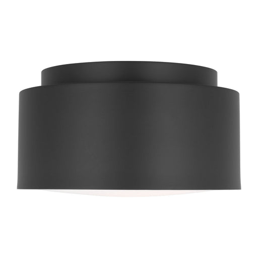 Dartmore One Light Flush Mount Midnight Black