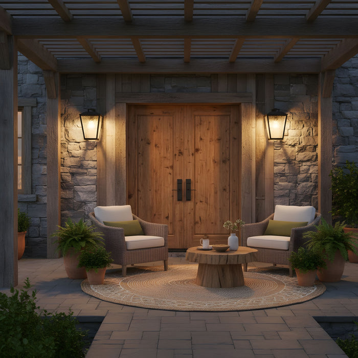 Visual Comfort Studio - DJO1071TXB - One Light Wall Lantern - Kennewick - Textured Black