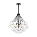 Visual Comfort Studio - 6514303-112 - Three Light Pendant - Bronzeville - Midnight Black