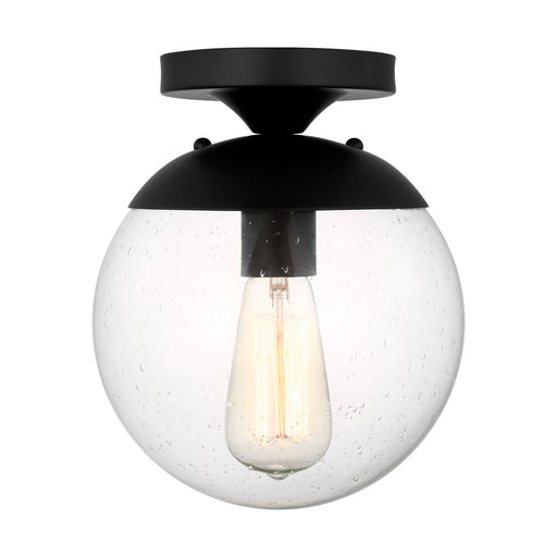 Leo - Hanging Globe One Light Pendant Midnight Black