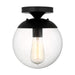 Visual Comfort Studio - 7501801-112 - One Light Pendant - Leo - Hanging Globe - Midnight Black