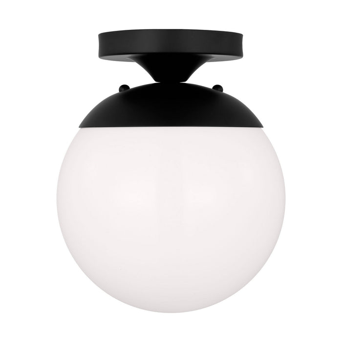 Visual Comfort Studio - 7518-112 - One Light Wall / Semi-Flush Mount - Leo - Hanging Globe - Midnight Black