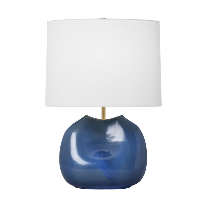 Visual Comfort Studio - AET1181BAC1 - One Light Table Lamp - Ulla - Blue Anglia Crackle