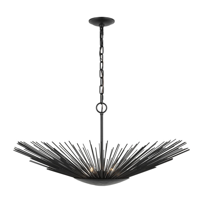 Visual Comfort Studio - AP1084AI - One Light Pendant - Helios - Aged Iron