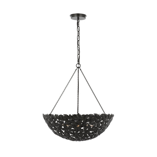 Kelan Six Light Pendant Aged Iron