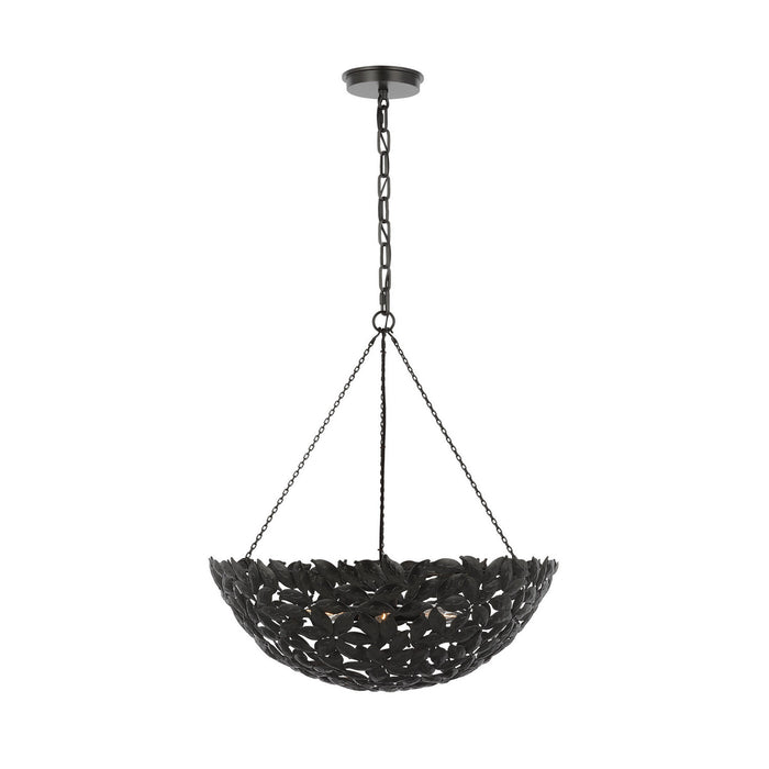 Visual Comfort Studio - AP1186AI - Six Light Pendant - Kelan - Aged Iron