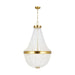 Visual Comfort Studio - CC14812BBS - 12 Light Chandelier - Summerhill - Burnished Brass