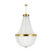 Visual Comfort Studio - CC14912BBS - 12 Light Chandelier - Summerhill - Burnished Brass