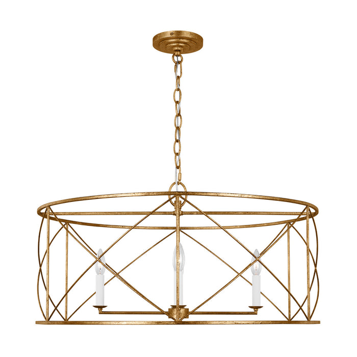 Visual Comfort Studio - CC1624ADB - Four Light Chandelier - Beatrix - Antique Gild