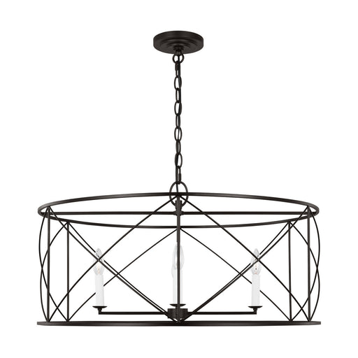 Beatrix Four Light Chandelier Aged Iron