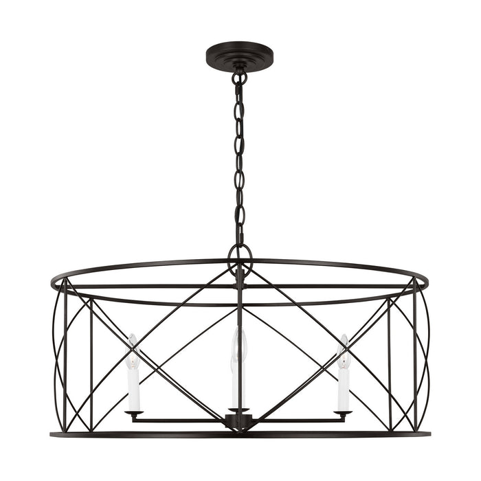 Visual Comfort Studio - CC1624AI - Four Light Chandelier - Beatrix - Aged Iron