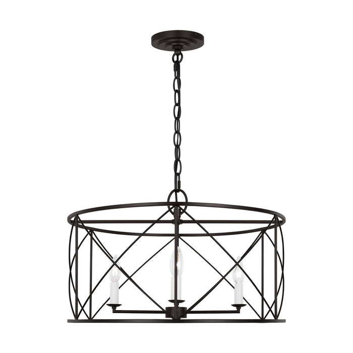 Visual Comfort Studio - CC1634AI - Four Light Chandelier - Beatrix - Aged Iron