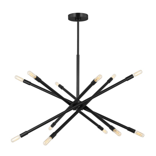 Eastyn 12 Light Chandelier Midnight Black