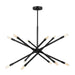 Visual Comfort Studio - CC16612MBK - 12 Light Chandelier - Eastyn - Midnight Black