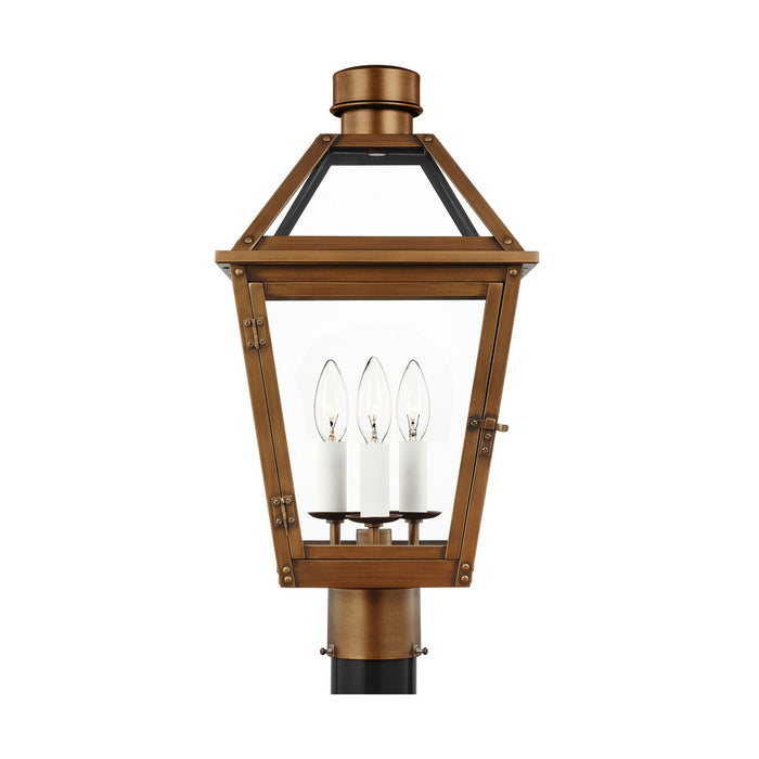 Visual Comfort Studio - CO1413NCP - Three Light Post Mount - Hyannis - Natural Copper