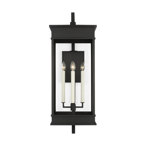 Cupertino Four Light Outdoor Wall Sconce Textured Black