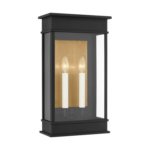 Cupertino Two Light Outdoor Wall Sconce Textured Black