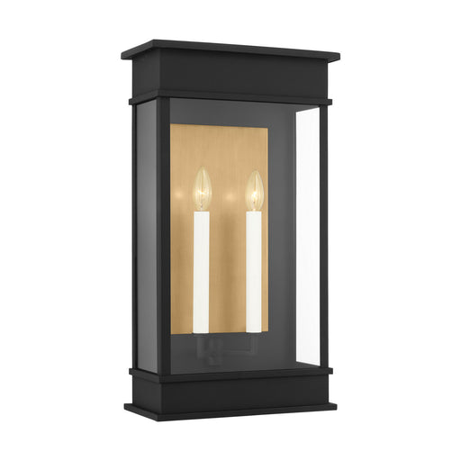 Cupertino Two Light Outdoor Wall Sconce Textured Black