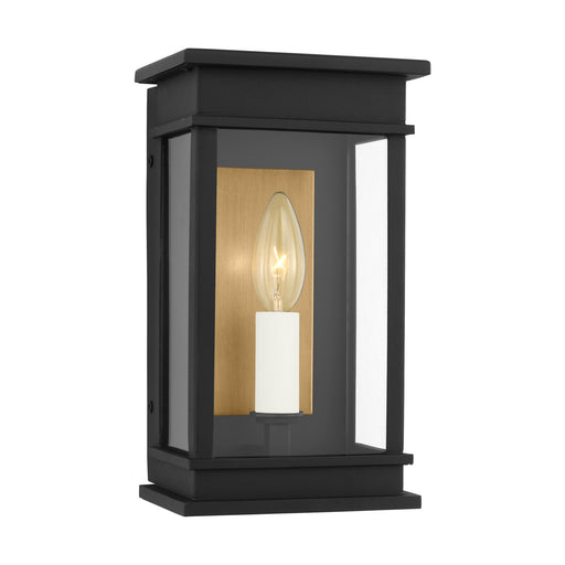Cupertino One Light Outdoor Wall Sconce Textured Black