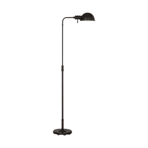 Belmont One Light Floor Lamp Aged Iron