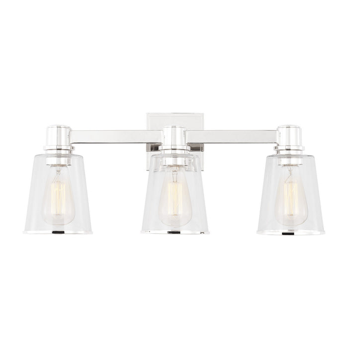 Visual Comfort Studio - CV1033PN - Three Light Bath Vanity - Alessa - Polished Nickel