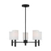 Visual Comfort Studio - DJC1135MBK - Five Light Chandelier - Manor - Midnight Black