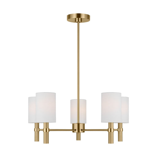 Visual Comfort Studio - DJC1135SB - Five Light Chandelier - Manor - Satin Brass