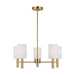 Visual Comfort Studio - DJC1135SB - Five Light Chandelier - Manor - Satin Brass