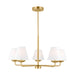 Visual Comfort Studio - DJC1175SB - Five Light Chandelier - Albion - Satin Brass