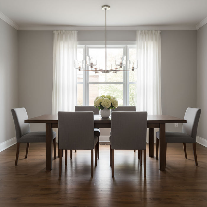 Visual Comfort Studio - DJC1216BS - Six Light Chandelier - Lochdale - Brushed Nickel