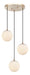 Matteo Lighting - C41713CG - LED Pendant - Nikini - Aged Gold Brass