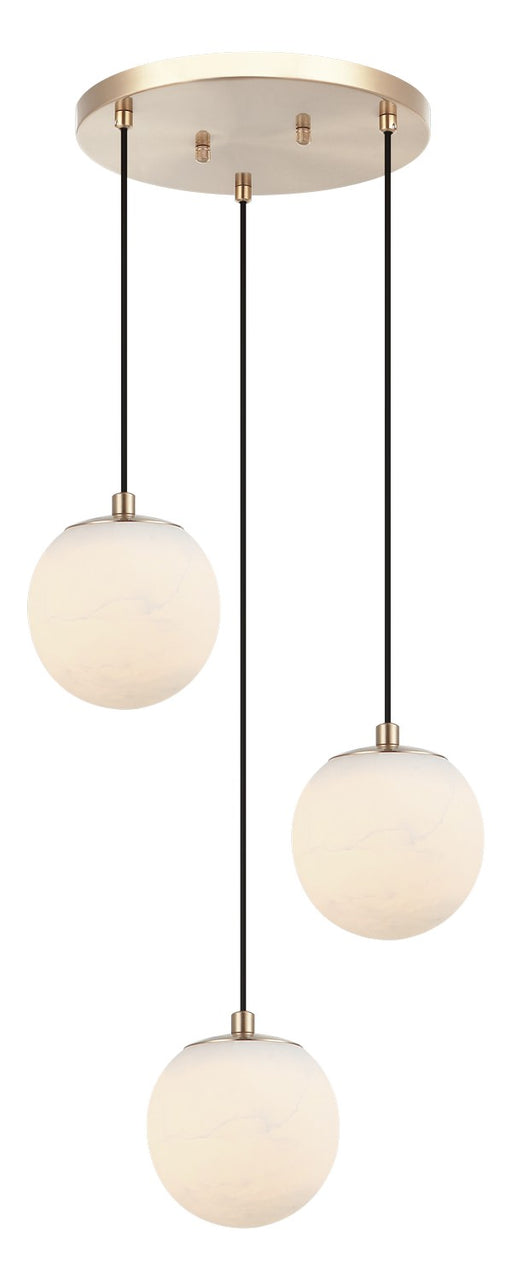 Matteo Lighting - C41713CG - LED Pendant - Nikini - Aged Gold Brass