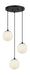 Matteo Lighting - C41713MB - LED Pendant - Nikini - Matte Black