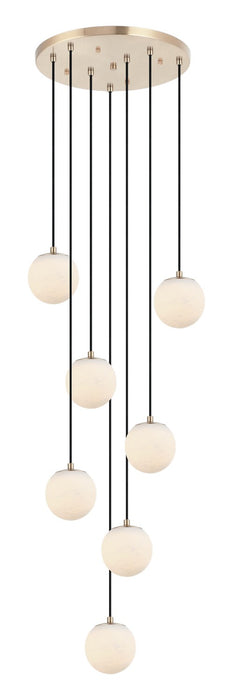 Matteo Lighting - C41717CG - LED Pendant - Nikini - Aged Gold Brass