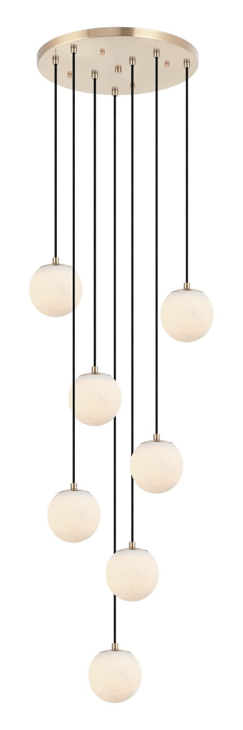 Matteo Lighting - C41717CG - LED Pendant - Nikini - Aged Gold Brass