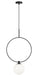 Matteo Lighting - C71311BKOP - One Light Pendant - Averley - Black