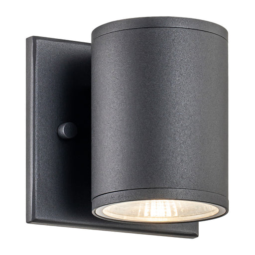 Tubular LED Wall Sconce Matte Black